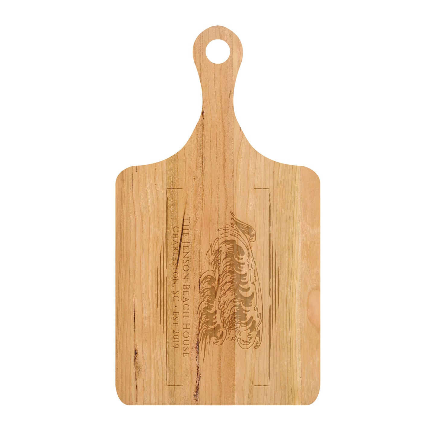 Beach Wave Personalized Cutting Board - 076