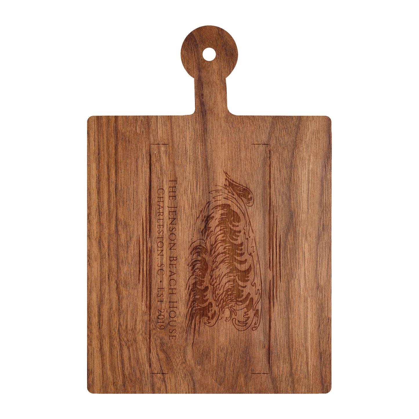 Beach Wave Personalized Cutting Board - 076