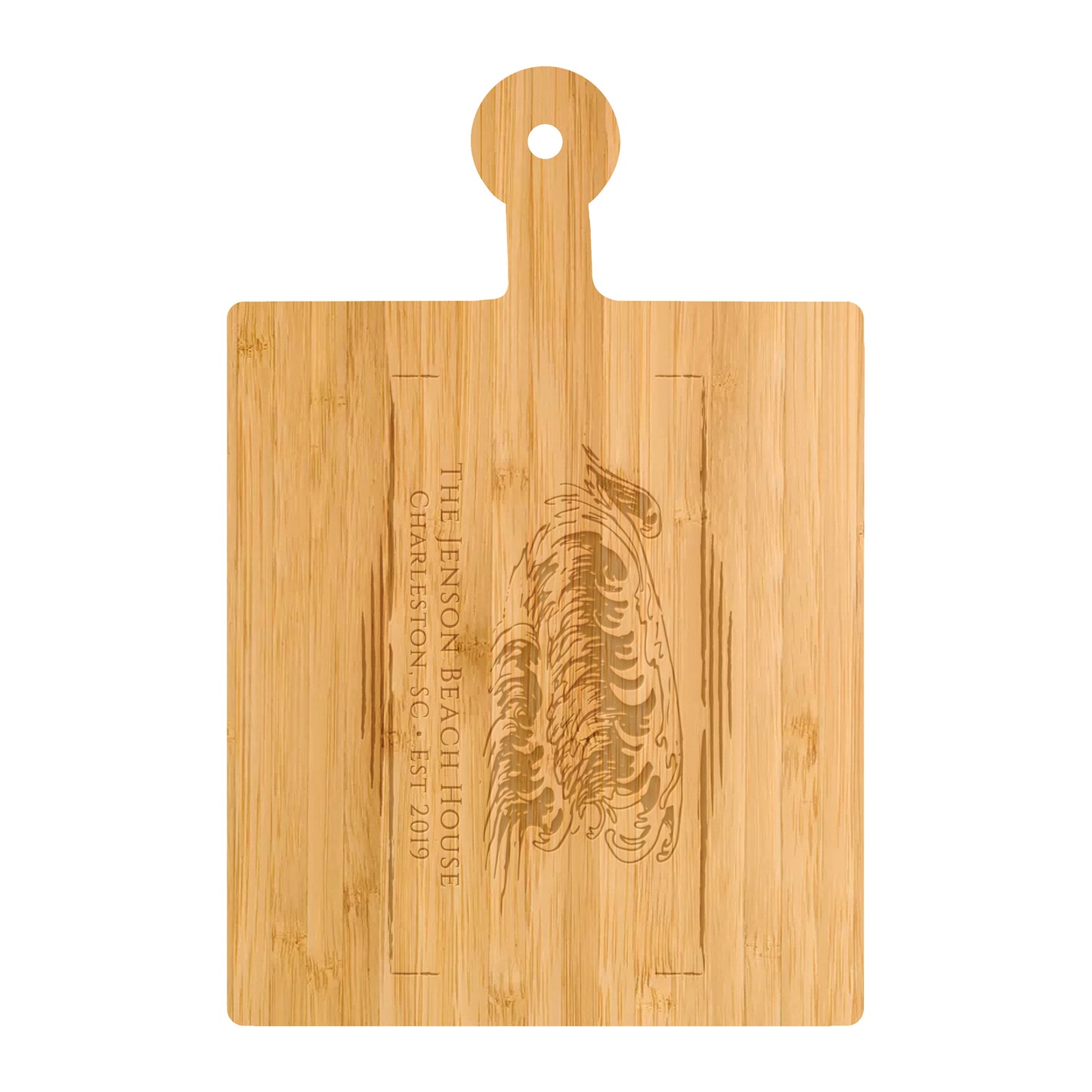 Beach Wave Personalized Cutting Board - 076