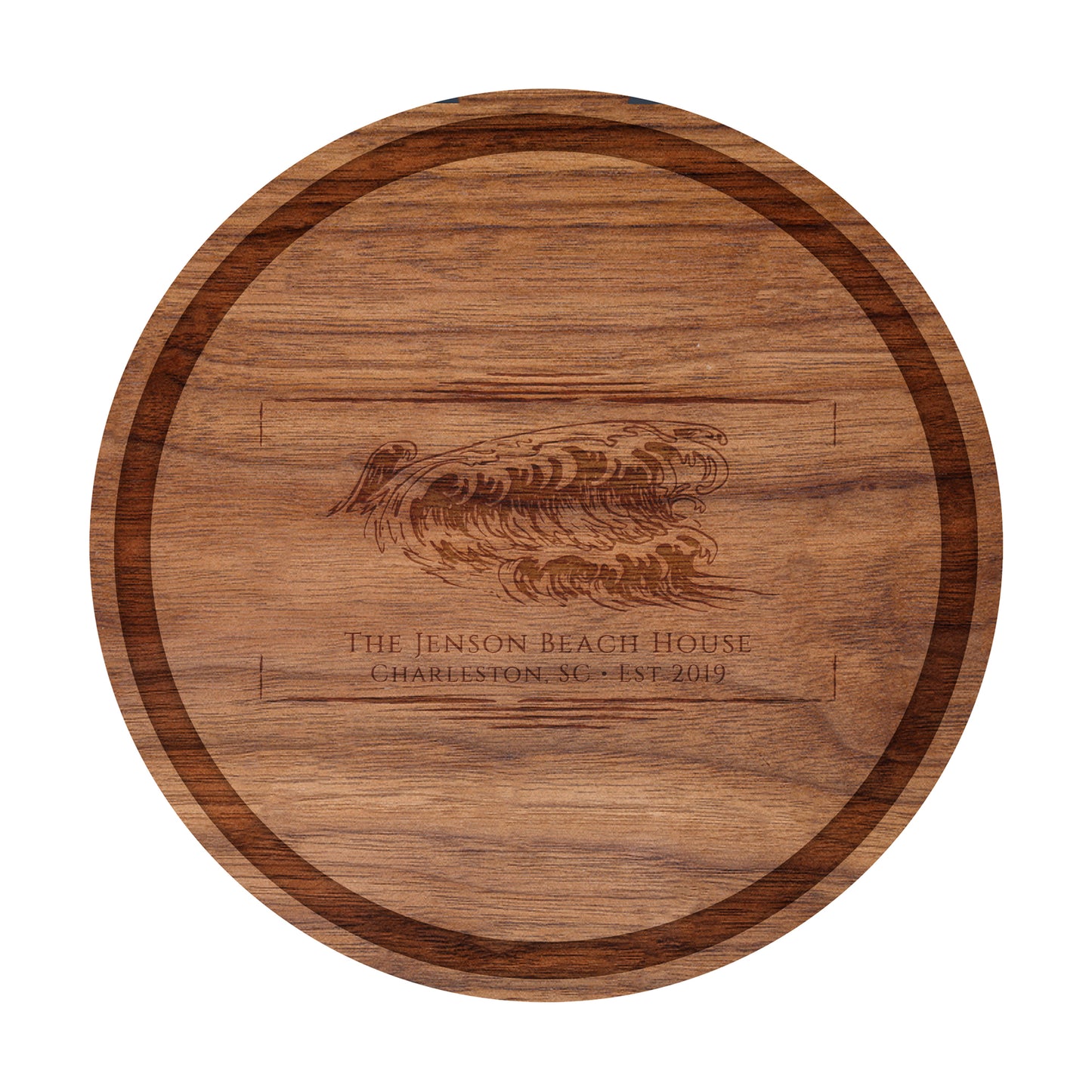 Beach Wave Personalized Cutting Board - 076