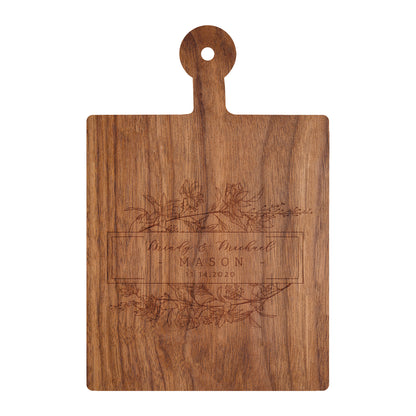 Whimsical Engagement Cutting Board - 082