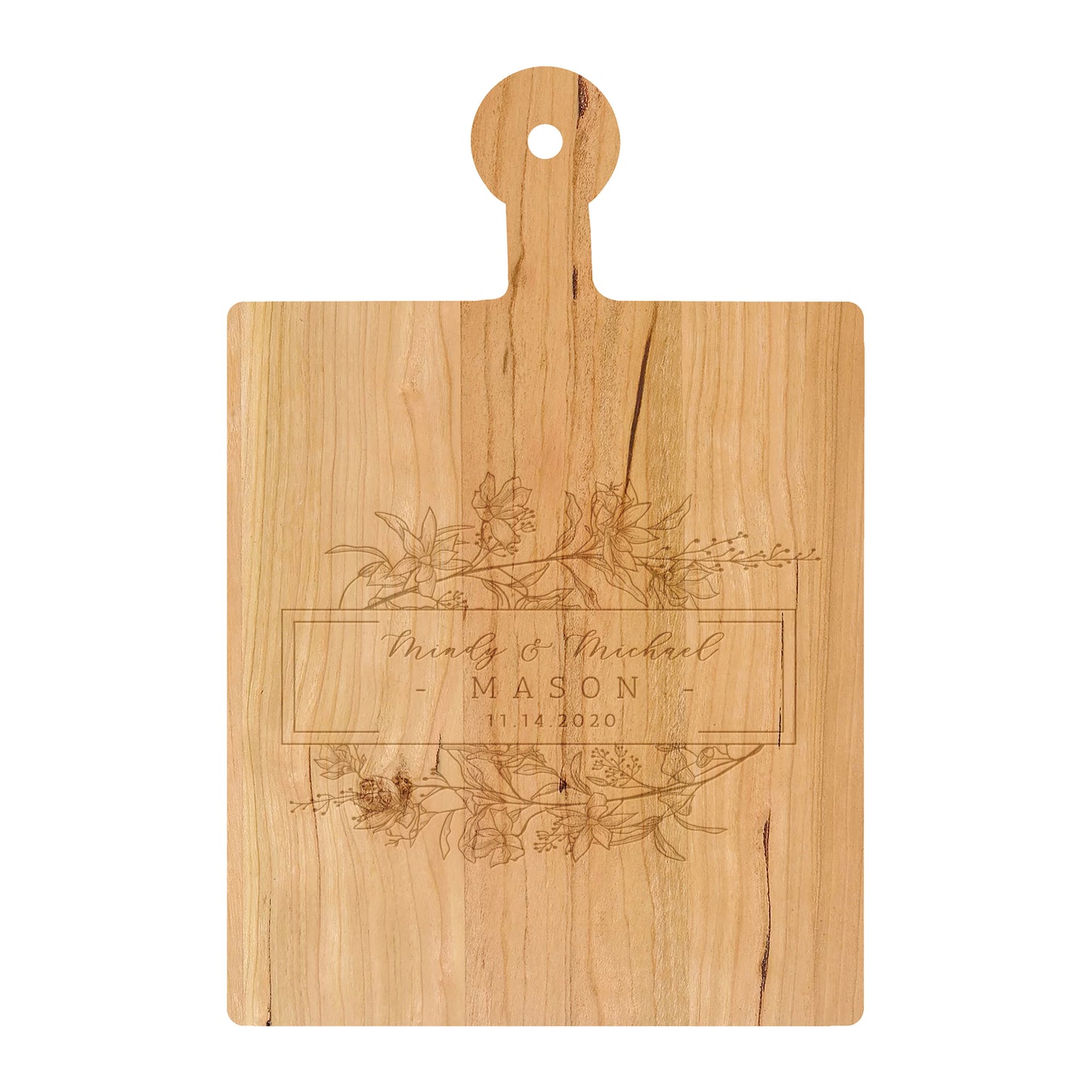 Whimsical Engagement Cutting Board - 082