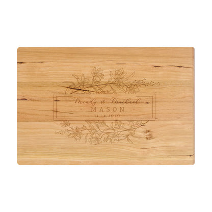 Whimsical Engagement Cutting Board - 082