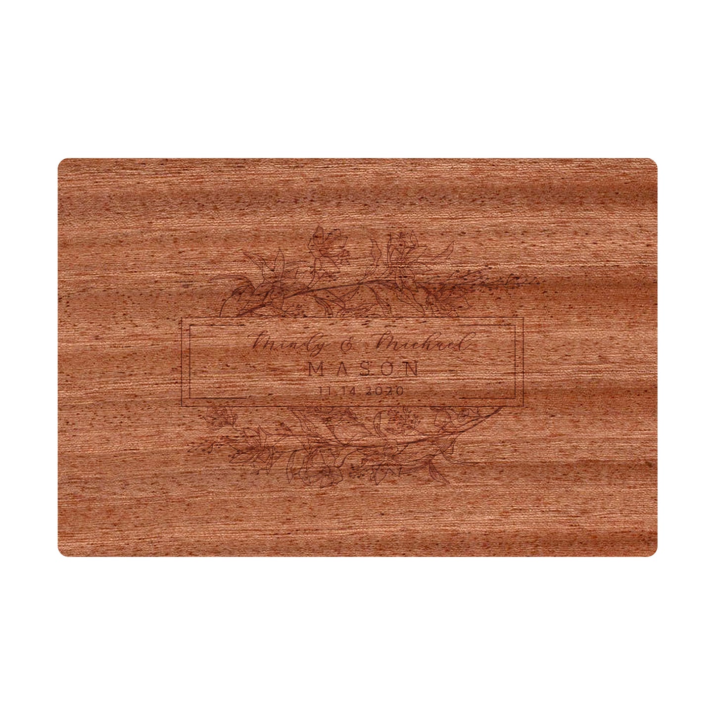 Whimsical Engagement Cutting Board - 082