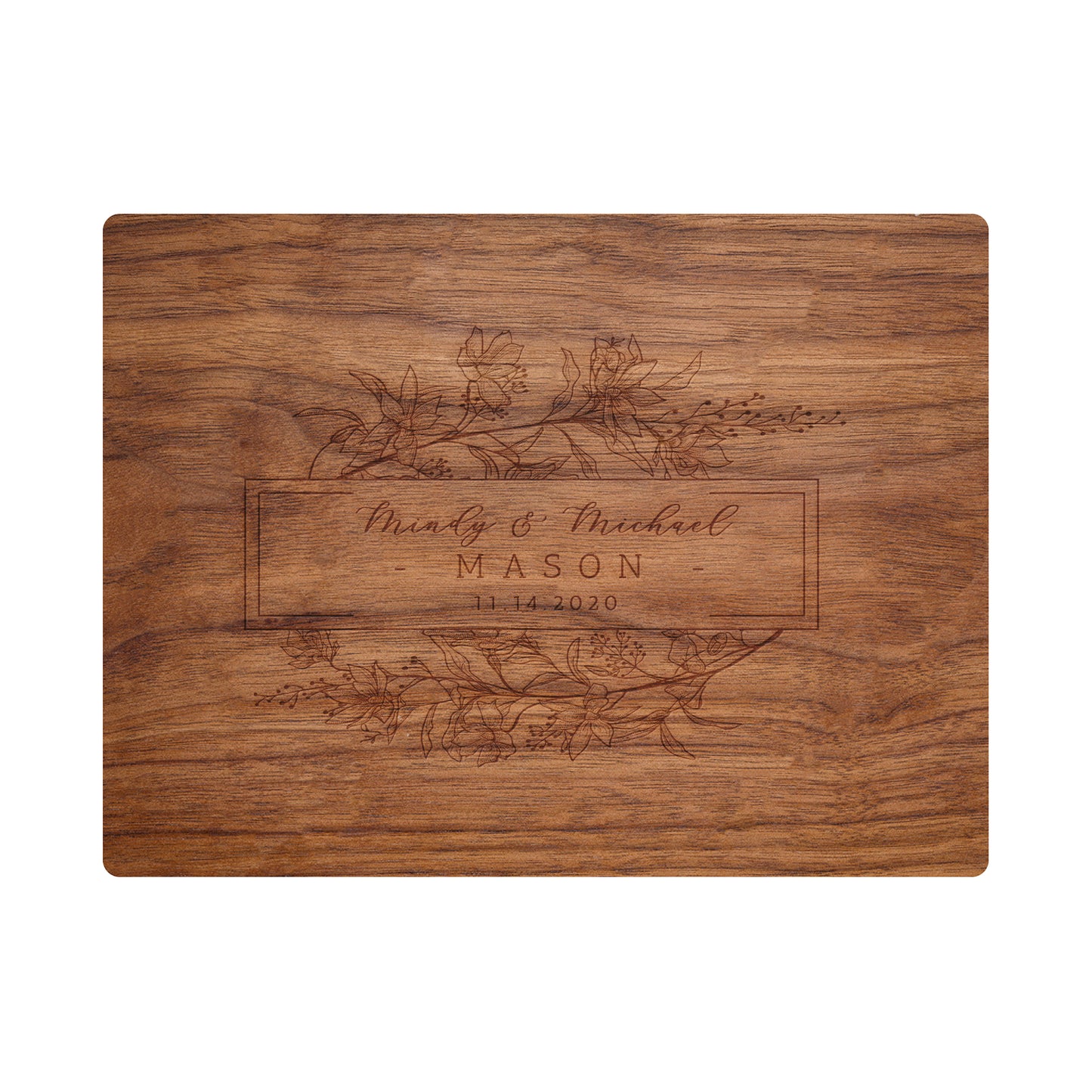 Whimsical Engagement Cutting Board - 082