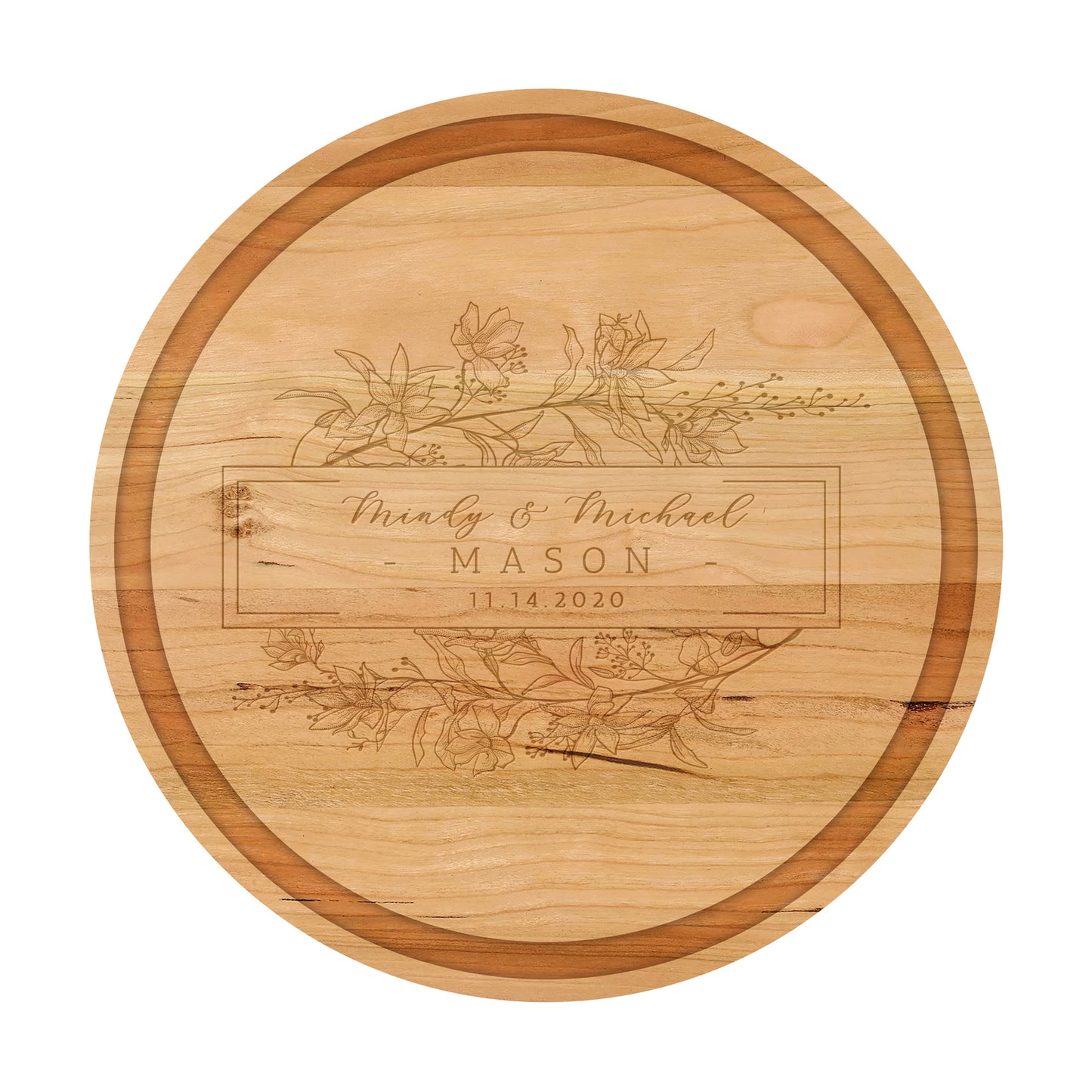 Whimsical Engagement Cutting Board - 082