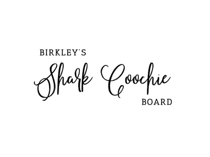 Shark Coochie Board Personalized Cutting Board - 029