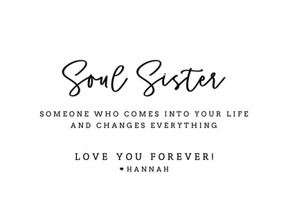 Soul Sister Photo Frame - F10