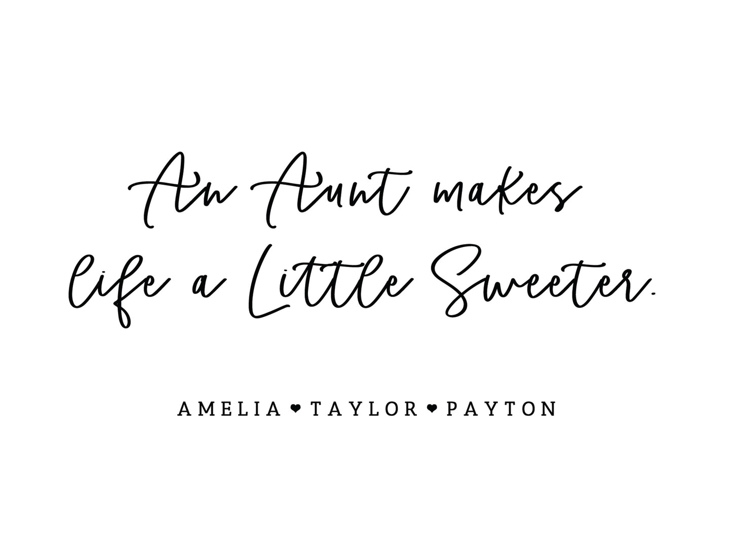 Picture Frame | Aunts Make Life Sweeter