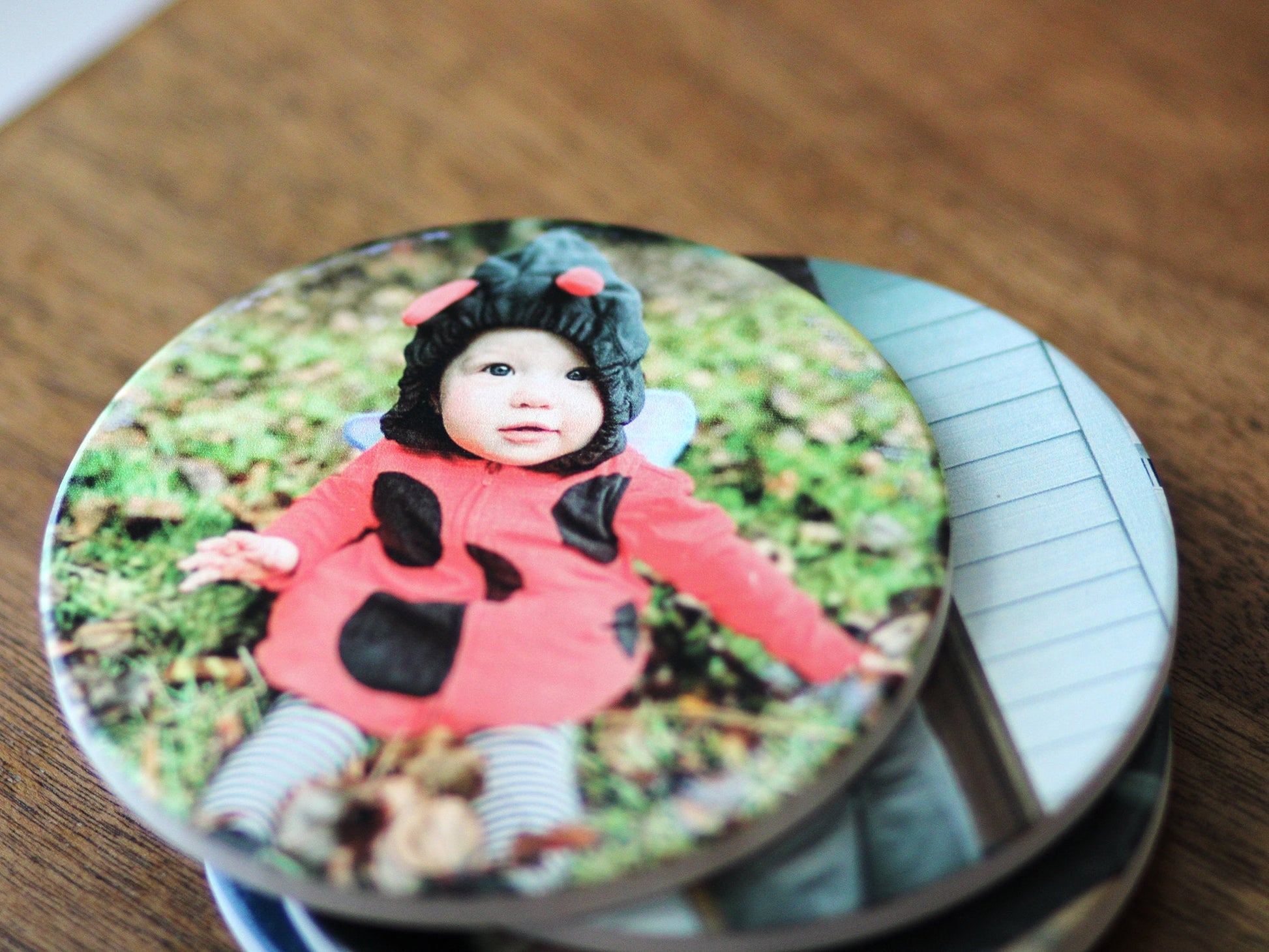 Personalized Photo Coaster Set - Ceramic Coasters Stone Coaster - personalized with photo - Gift for Dad Father's Day Gift