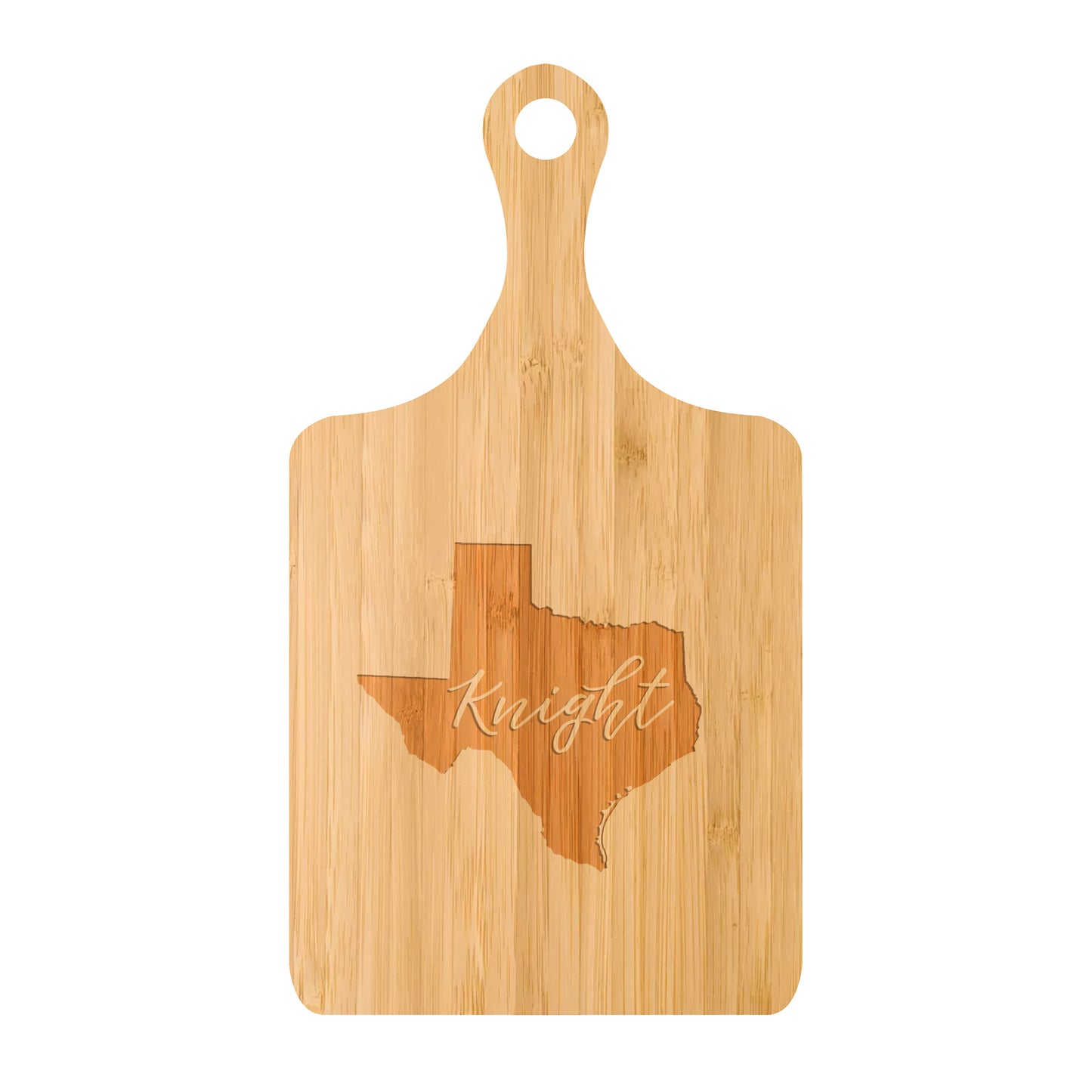 Personalized Texas Cutting Board