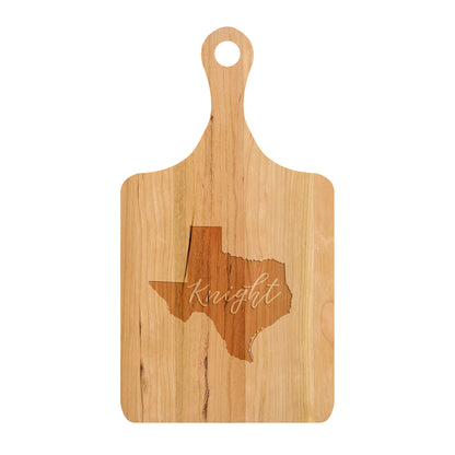 Personalized Texas Cutting Board