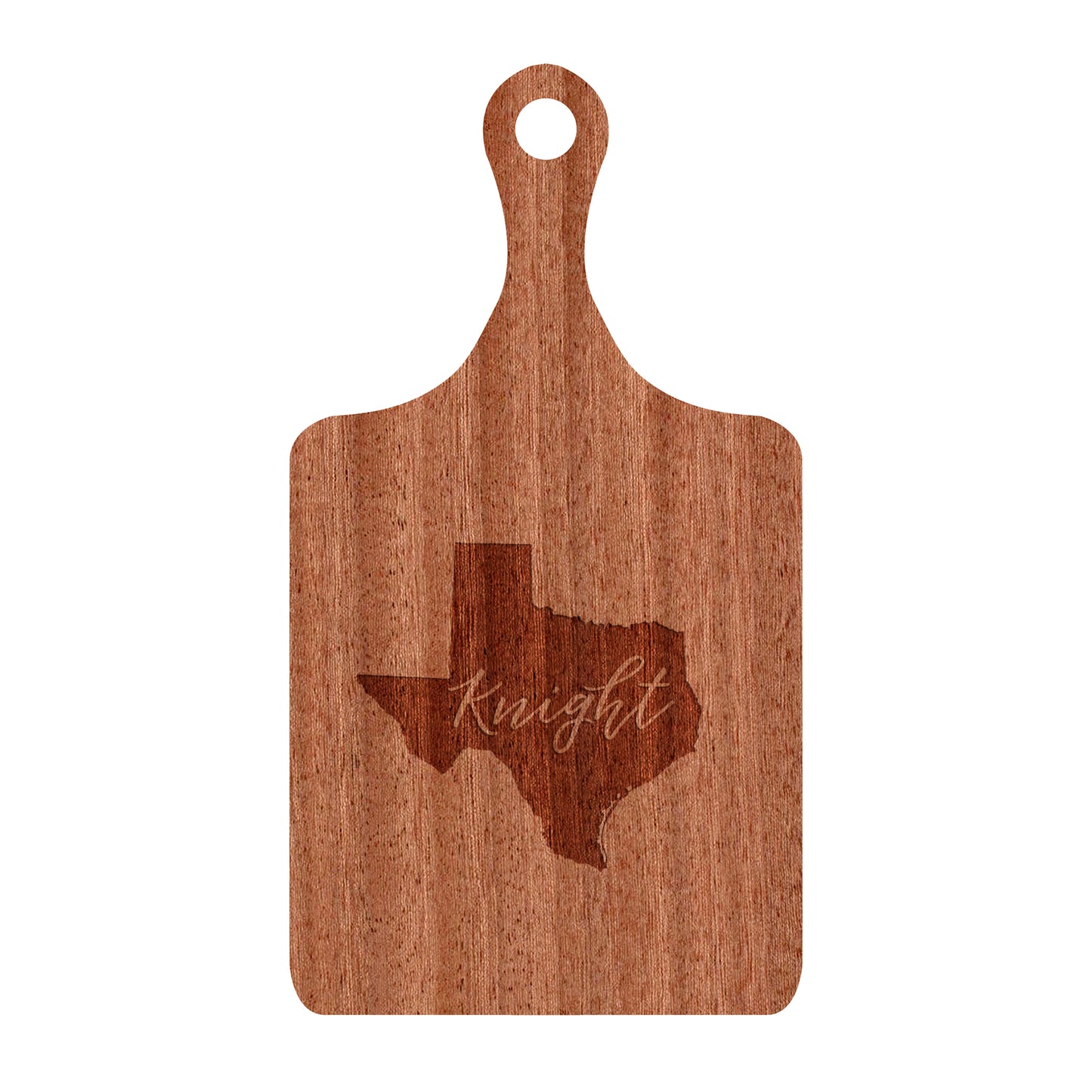 Personalized Texas Cutting Board