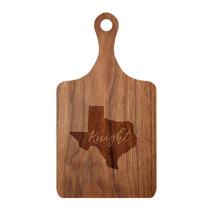 Personalized Texas Cutting Board