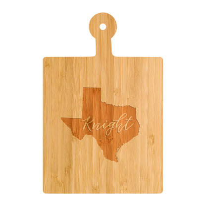 Personalized Texas Cutting Board