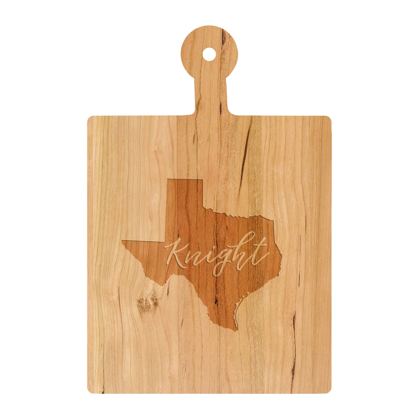 Personalized Texas Cutting Board