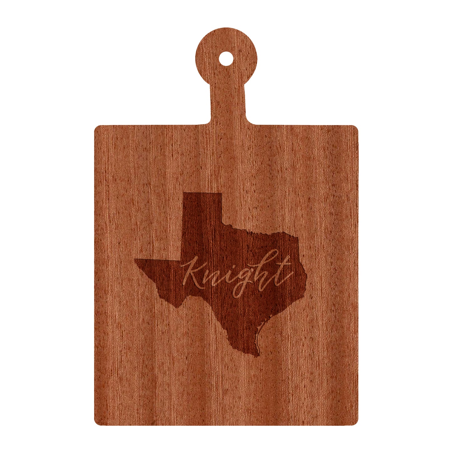 Personalized Texas Cutting Board