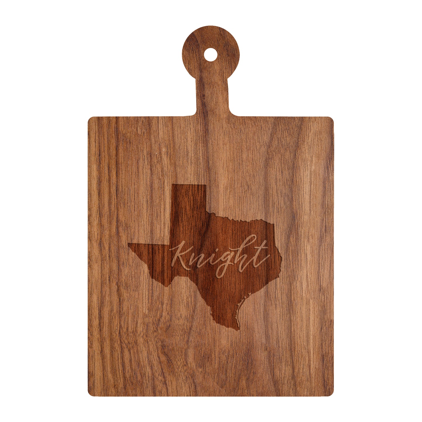 Personalized Texas Cutting Board