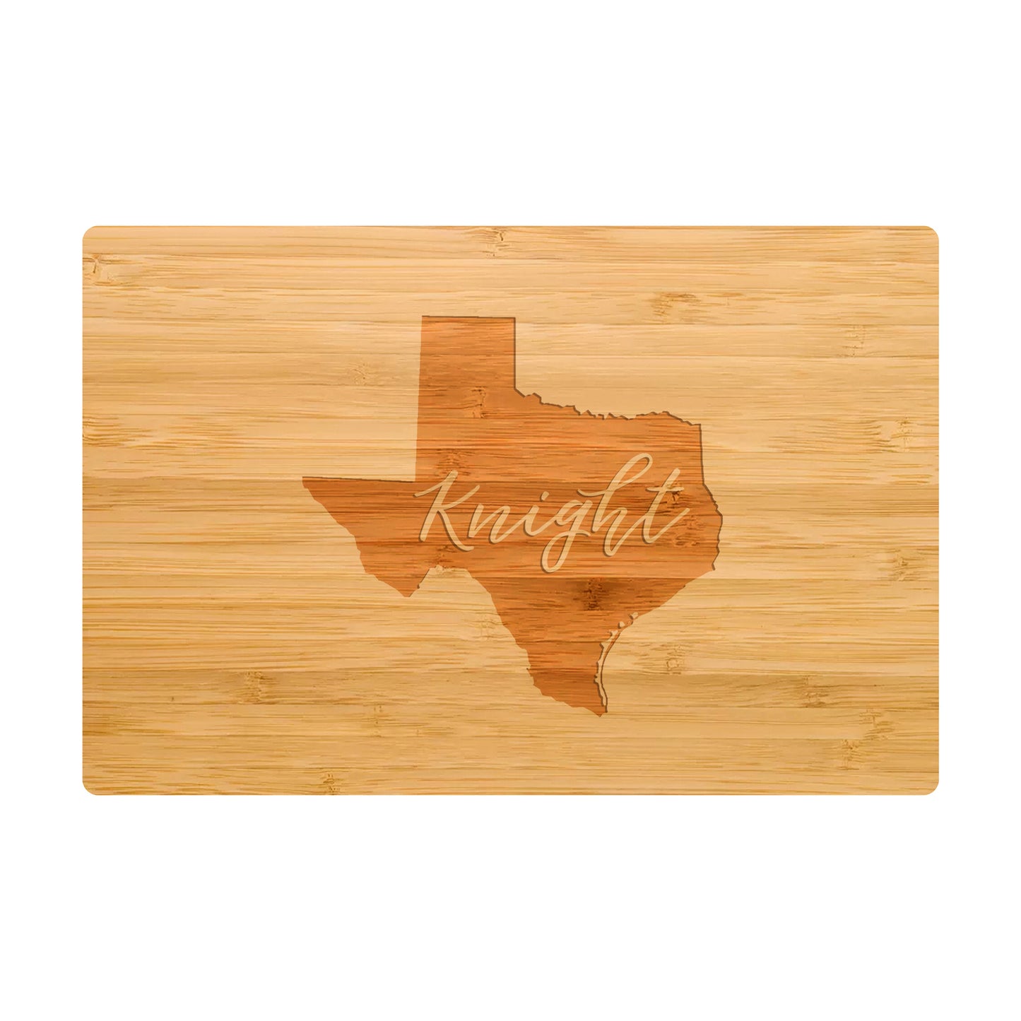 Personalized Texas Cutting Board