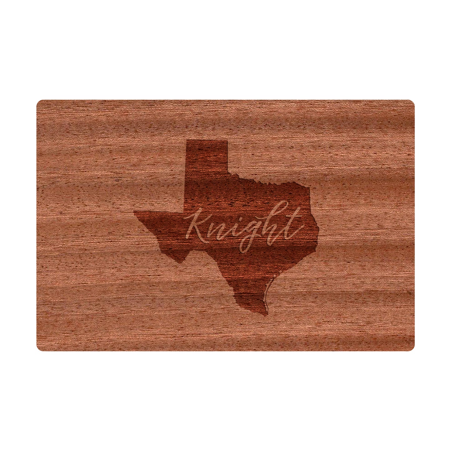 Personalized Texas Cutting Board