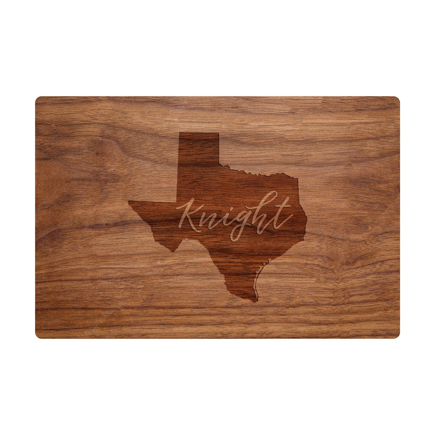 Personalized Texas Cutting Board