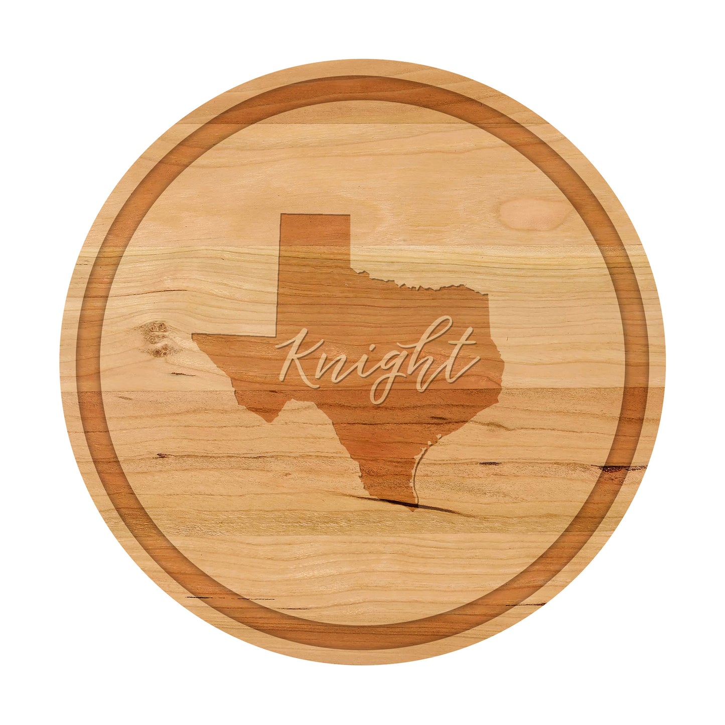 Personalized Texas Cutting Board